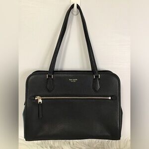 Kate Spade New York Black Satchel Pebble Leather Pristine